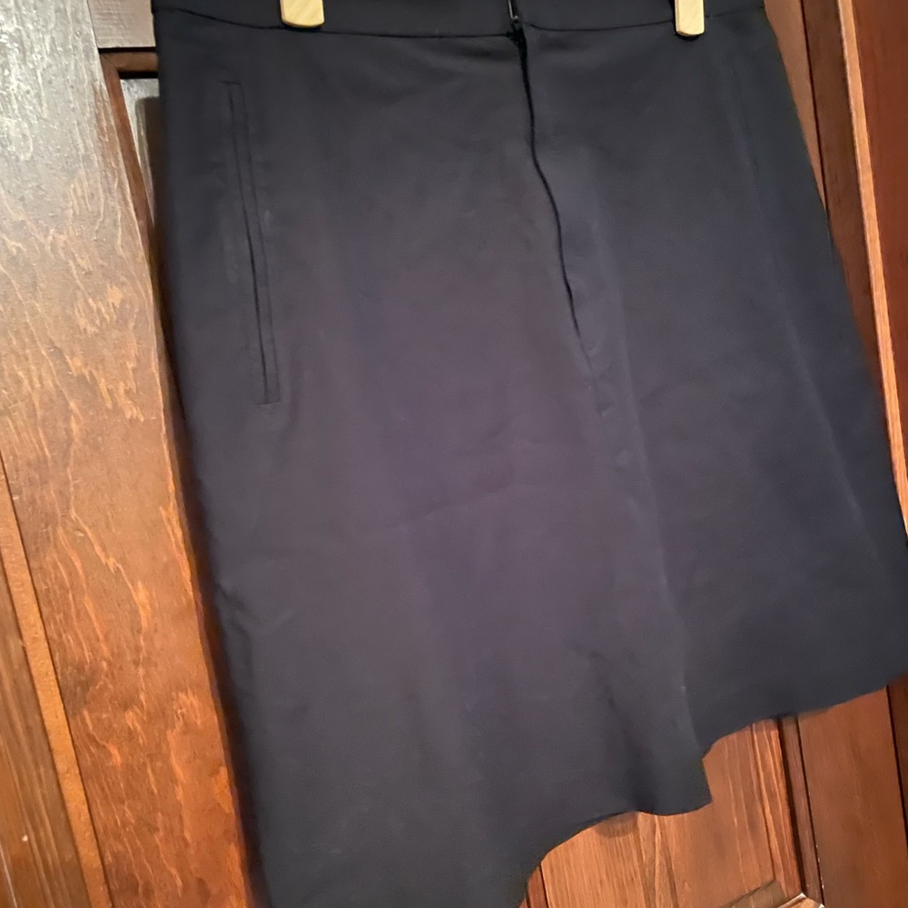 Black mini skirt